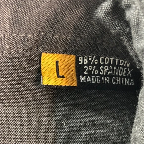 Howler Bros Heed The Call Mens Shirt L Grey Cotton Short Sleeve - Picture 9 of 16